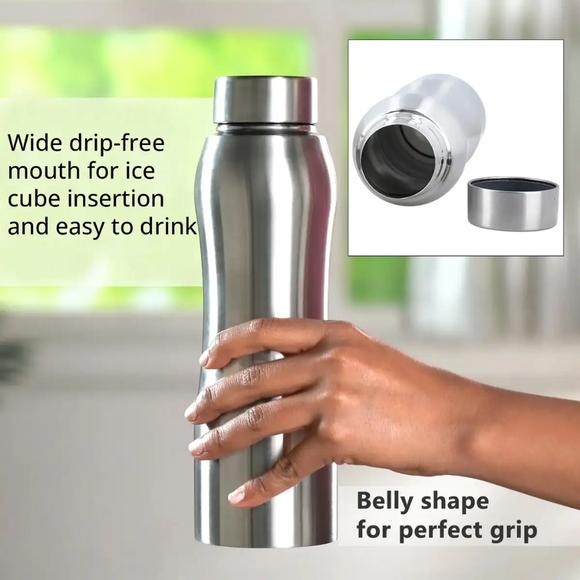 Homesmart Set of 2 Stainless Steel Belly Bottle 1 liter - Picture 4 of 7